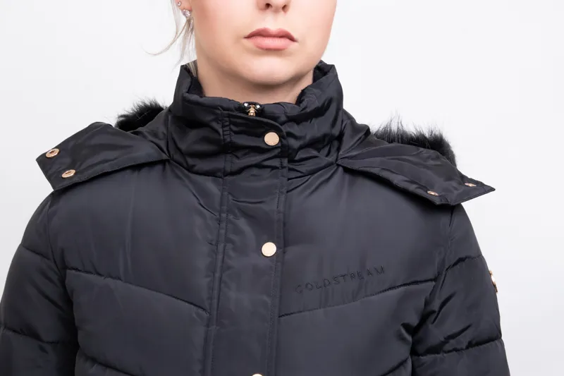 Coldstream Branxton Long Quilted Coat - Black-3